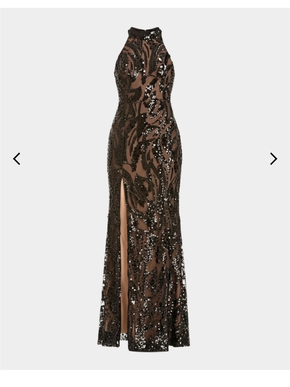 Dress the Population Paige gown - Black Sequin
